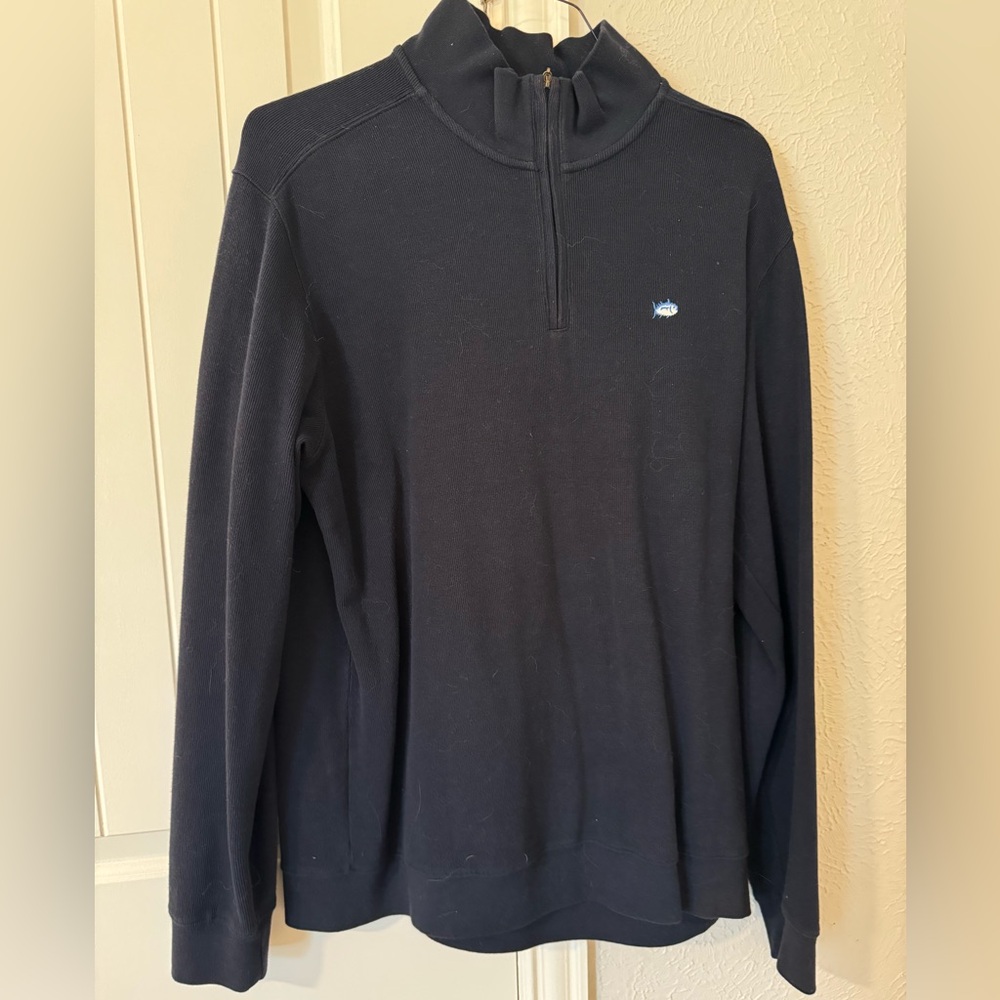Men’s southern tide quarter zip sweater navy